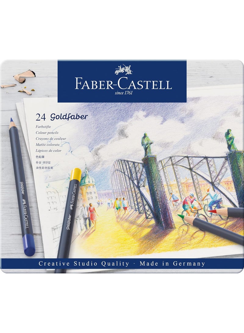 FABER-CASTELL Faber Castell-Goldfaber Color Pencils Set of 24 color - Image 1